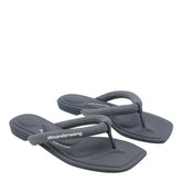 JENNA TUBULAR FLAT THONG SANDALS