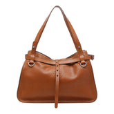 BORSA A SPALLA CON LOGO MIU MIU IN PELLE