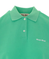 POLO CON LOGO MIU MIU