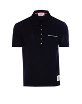 POLO IN PIQUE' CON LOGO STRIPE