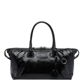 BORSA A SPALLA CON LOGO MIU MIU