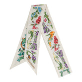 EDEN SHOES PRINT SILK MINI BANDEAU