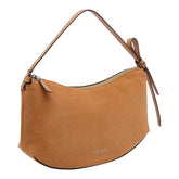 LOOP SUEDE SHOULDER BAG
