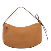 LOOP SUEDE SHOULDER BAG