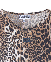 TANK TOP STAMPA ANIMALIER CON LOGO