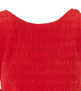 TOP IN COTONE SMOCKED