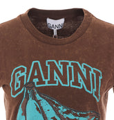 T-SHIRT CON LOGO E STAMPA BLUE BANANA