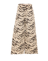 LARI WIDE JEANS IN ZEBRA DENIM
