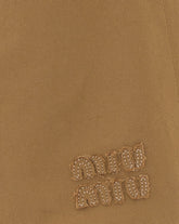 MINI LOGO PLEATED SKIRT