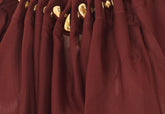 ASTER CURLED BLOUSE WITH BEADS
