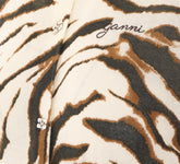 CARDIGAN STAMPA ZEBRA CON LOGO