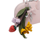 MINI BORSA IN PELLE GOFFRATA