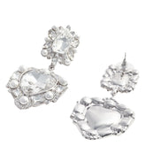 CRYSTAL PEARL HEART EARRINGS