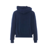 FELPA CON ZIP CON LOGO