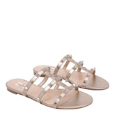 ROCKSTUD SLIDE SANDALS