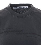 SHRUNKEN MIRRORED LOGO T-SHIRT