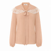 CAMICIA CON RICAMI IN PIZZO