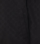 LIGHTWEIGHT SILK FAILLE REVERSIBLE ZIPPER JACKET
