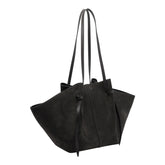 LARGE SUEDE MOCHI SHOULDER BAG