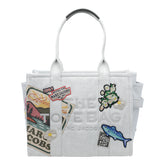 THE LARGE CAMP PATCHWORK DENIM TOTE BAG