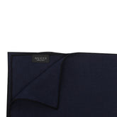 GG WOOL SILK JACQUARD POCKET SQUARE