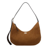 BORSA HOBO IN SUEDE CON LOGO MEDIUM