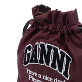 GANNI LOGO POUCH