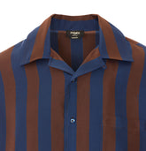 SILK SHORT SLEEVES SHIRT WITH PEQUIN STRIPES