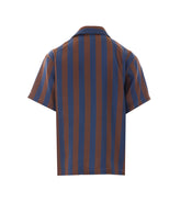 SILK SHORT SLEEVES SHIRT WITH PEQUIN STRIPES