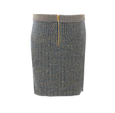 GLITTERED TWEED KNIT SHORT SKIRT