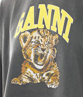 T-SHIRT A MANICA LUNGA CON LOGO E STAMPA FUTURE TIGER