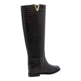 LEATHER V BOOTS