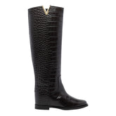LEATHER V BOOTS