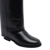 METAL LAPEL AND STRAP BOOT