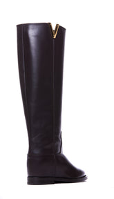 STIVALE V IN PELLE