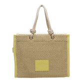 THE WOVEN ROPE LARGE TOTE BAG