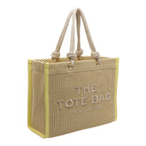THE WOVEN ROPE LARGE TOTE BAG