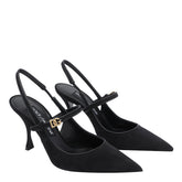 SUEDE AND NAPPA SLINGBACK