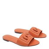 CALFSKIN SLIDERS WITH DG LOGO