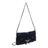 DENIM ROCK CROSSBODY BAG