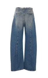 BARREL-LEG JEANS
