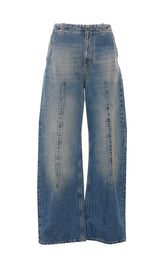 BARREL-LEG JEANS