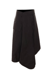 COMPACT COTTON TOILE SKIRT