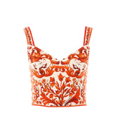 MAIOLICA PRINT TOP