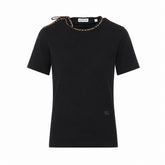 COTTON T-SHIRT WITH LACES