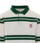 POLO A MANICA LUNGA A RIGHE CON LOGO D ORNAMENT