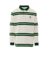 POLO A MANICA LUNGA A RIGHE CON LOGO D ORNAMENT