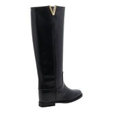STIVALE IN PELLE CON V