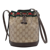 MINI WEB DETAIL AND GG BUCKET BAG