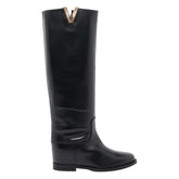 STIVALE IN PELLE CON V